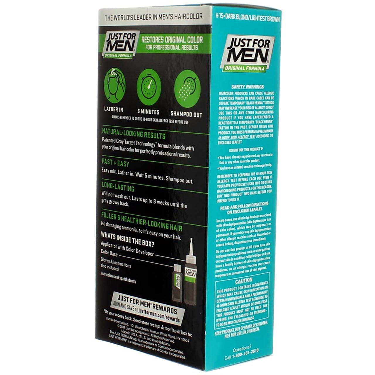 JUST FOR MEN Hair Color H-15 Dark Blond 1 Each (Pack of 6)