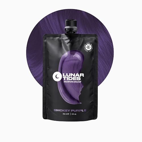 Lunar Tides Semi-Permanent Hair Color (43 colors) (Smokey Purple, 8 fl. oz.)