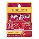 Burt's Bees Flavor Crystals 100% Natural Lip Balm, Red Raspberry with Beeswax & Fruit Extracts - 1 Tube,0.16 ounce