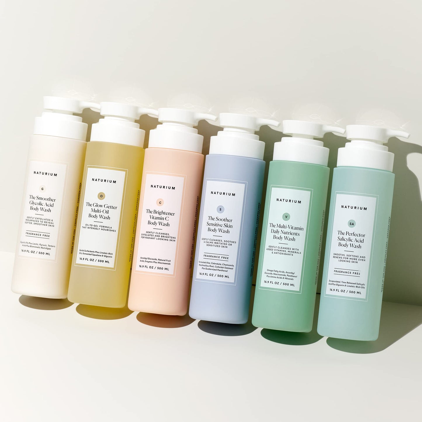 Naturium The Brightener Vitamin C Body Wash, Gentle Cleanser for Smoother-Looking Skin, Removes Dirt, Oil & Other Impurities, 16.9 oz