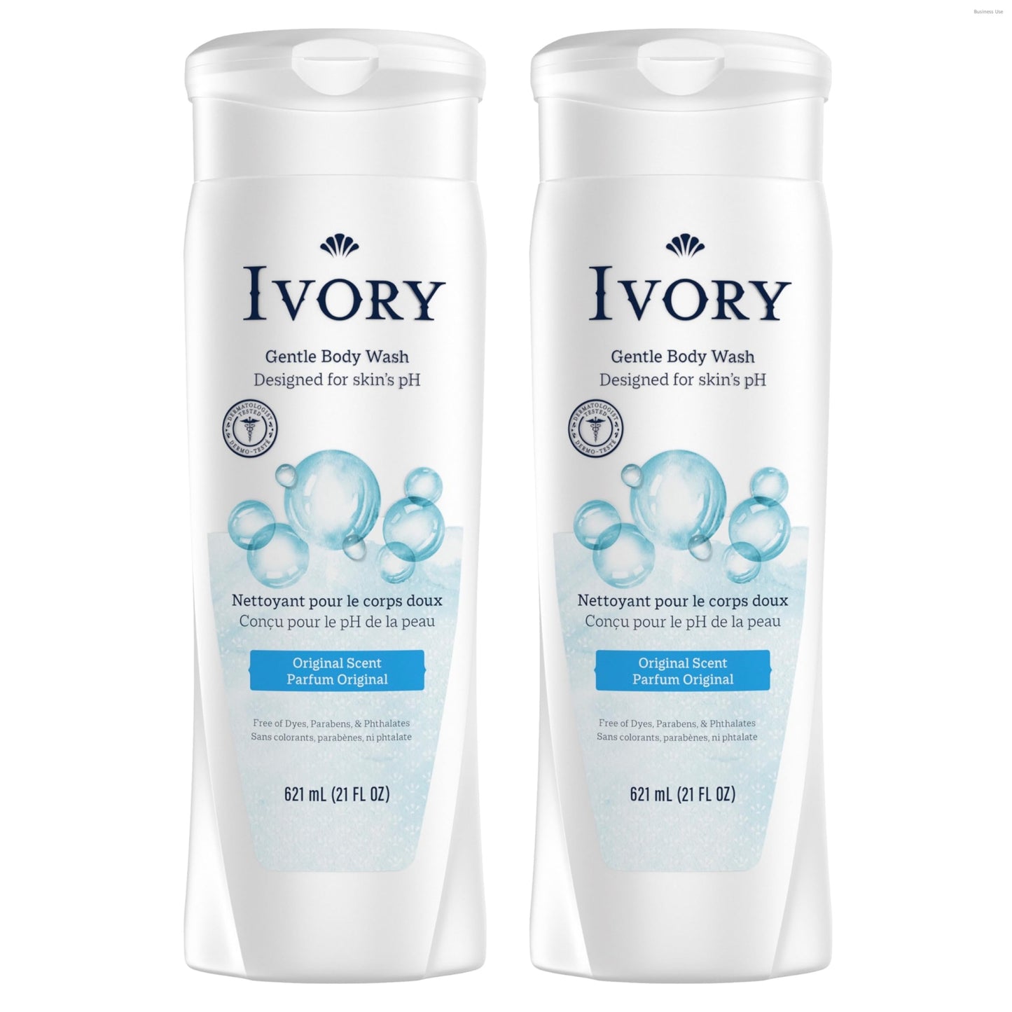 Ivory Body Wash, Designed for the Whole Family, Gentle Formula, Free of Dyes Heavy Perfumes Parabens Phthalates & Silicones, Original Scent, 21 oz Beauty & Personal Care Ivory