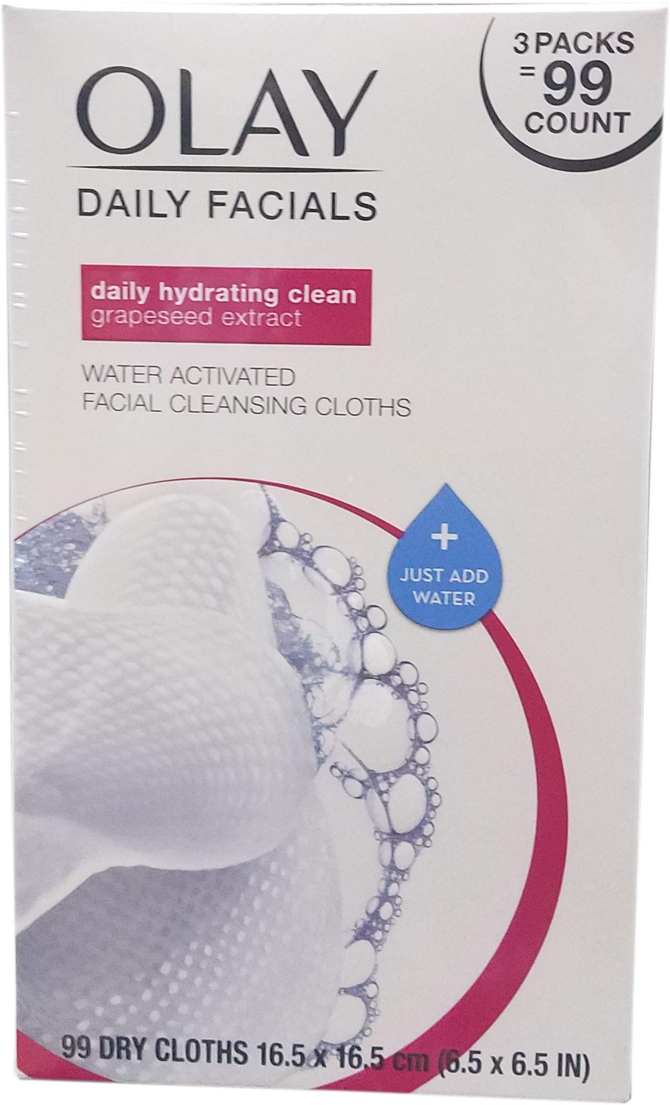 Olay 4-in-1 Daily Facial Cloths for Normal Skin - Box of 99 Cloths