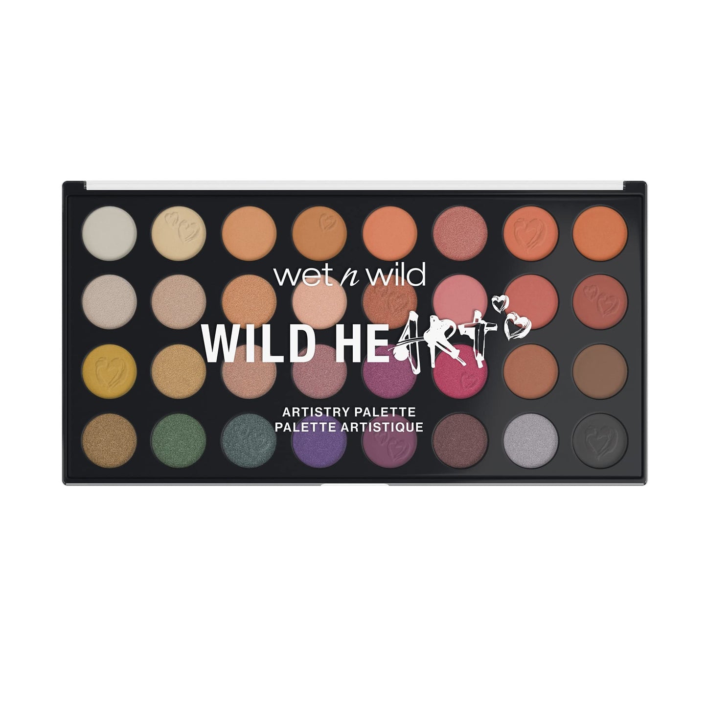 wet n wild Artistry Eyeshadow Makeup 32 Pan Palette, Highly-Pigmented Matte, Shimmer, Metallic Finishes, Long Lasting Builadble & Blendable Formula