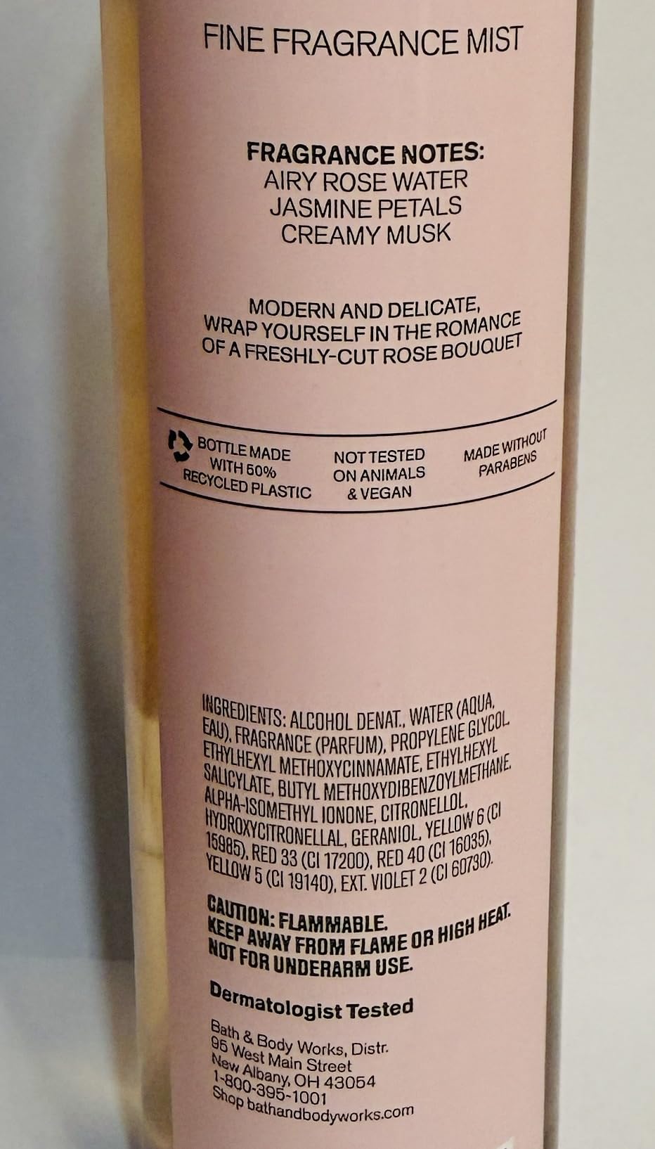 Bath & Body Works Rose Fine Fragrance Mist 8 Ounces