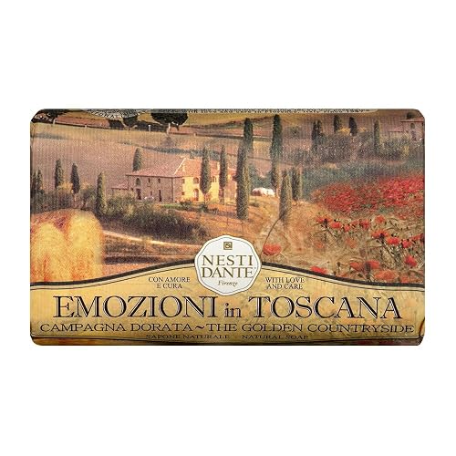 Nesti Dante Nesti dante emozioni in toscana natural soap - the golden countryside, 8.8oz, 8.8 Ounce