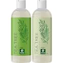 Tea Tree Shampoo and Conditioner Set - Sulfate Free Clarifying Shampoo and Conditioner for Oily Hair & Scalp Care with Cleansing Tea Tree Oil
