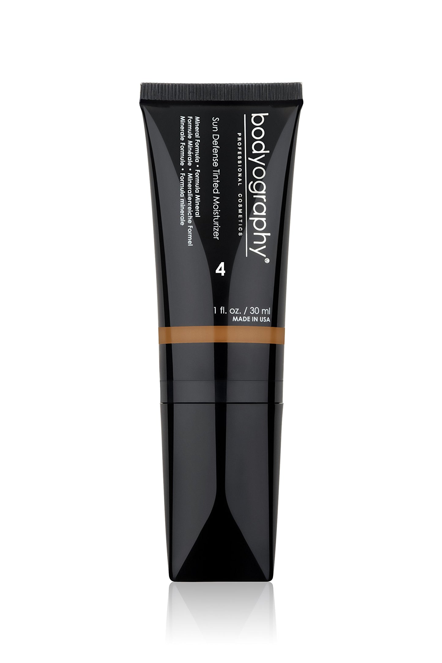 Bodyography Sun Defense Tinted Moisturizer, 1.5 oz | Lightweight SPF Tint with Hyaluronic Acid & Mineral Pigments | Hydrating, Vegan Sheer Coverage