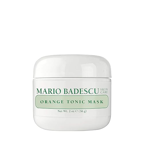 Mario Badescu Orange Tonic Mask for Combination, Oily, Sensitive Skin, Face Mask with Kaolin Clay & AHAs That Deeply Cleanses Pores, Reduces Excess