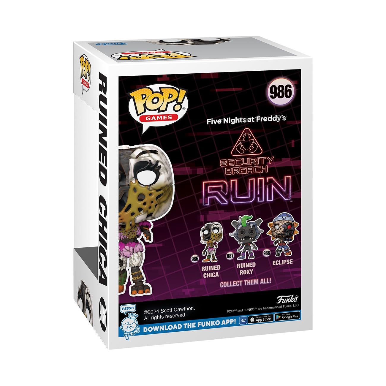 Funko POP! Games: Ruin - Ruined Chica - FNAF - Collectable Vinyl Figure - Gift Idea - Official Merchandise - for Kids & Adults - Video Games Fans…