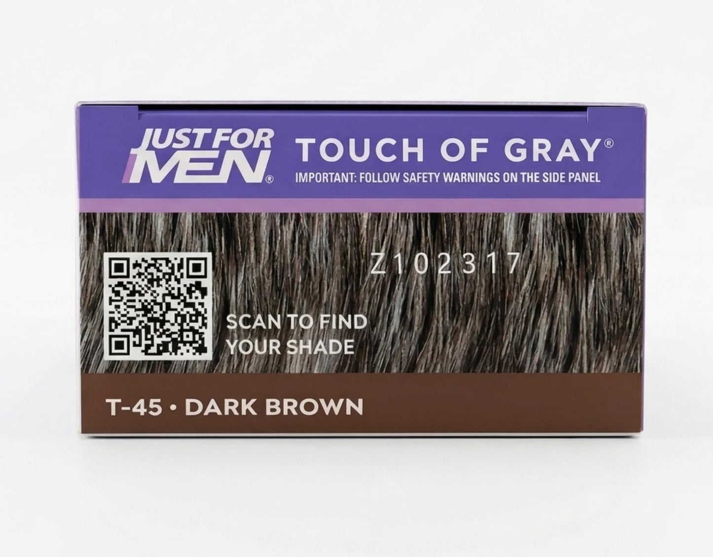 JUST FOR MEN Touch of Gray Hair Treatment T-45 Dark Brown, 1 Each (Pack of 4)
