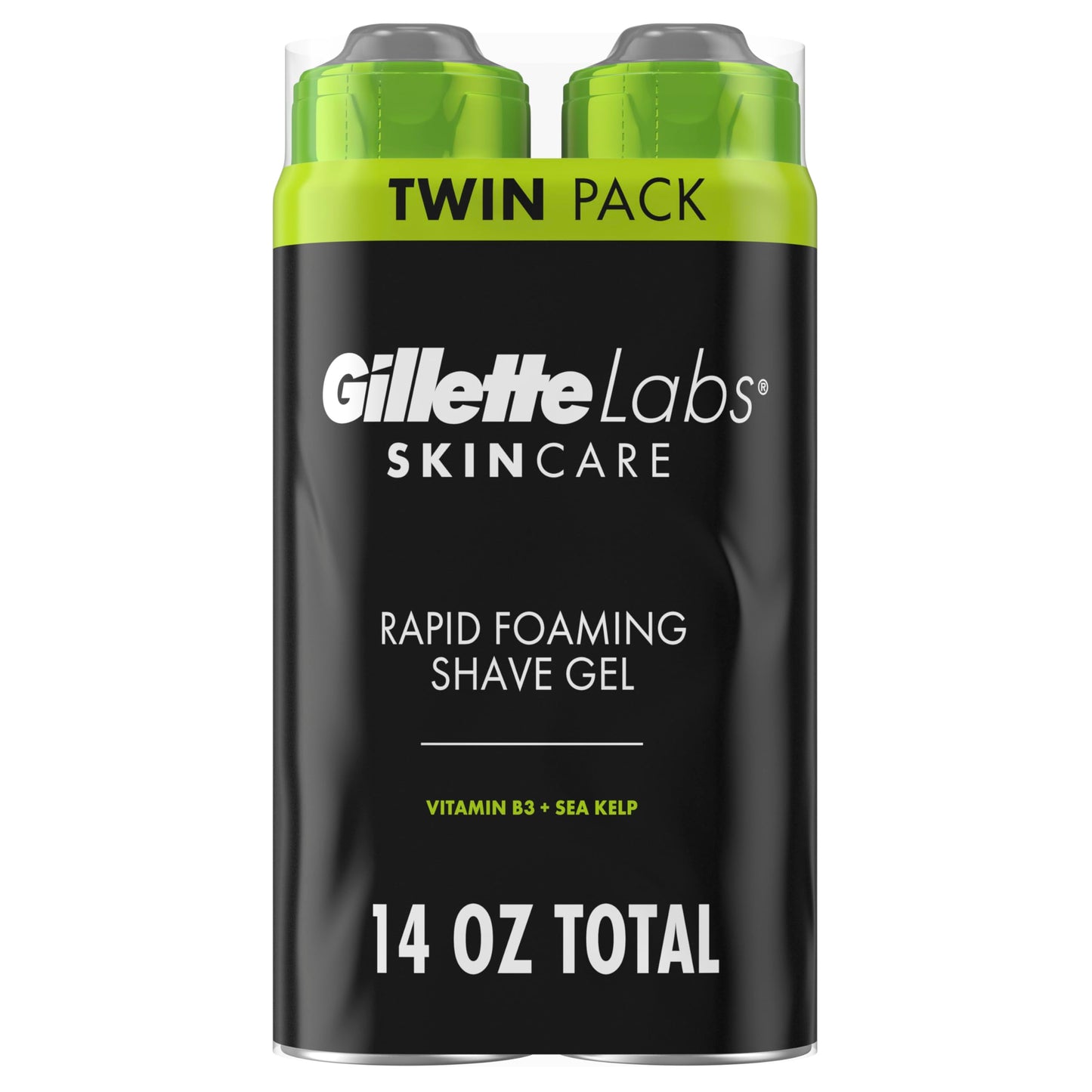 GilletteLabs Rapid Foaming Shave Gel for Men, 7oz (Pack of 2) Beauty and Personal Care Gillette