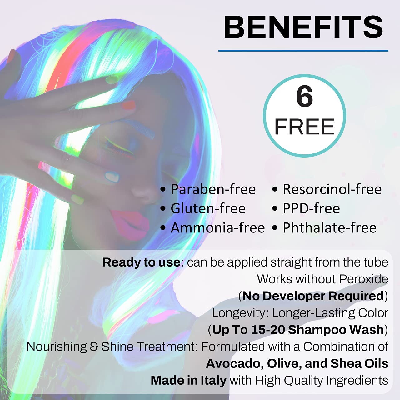 Cocohoney VR Semi-Permanent Hair Color | Vegan, Cruelty-Free | Long-Lasting Glowing Shades | Nourishing & Shining (911 Lava Orange)