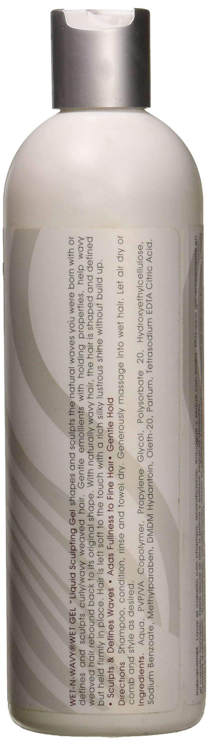 Wet-n-wavy Wet Gel Liquid Sculpting Gel Salon Proven Formula, 12 Oz