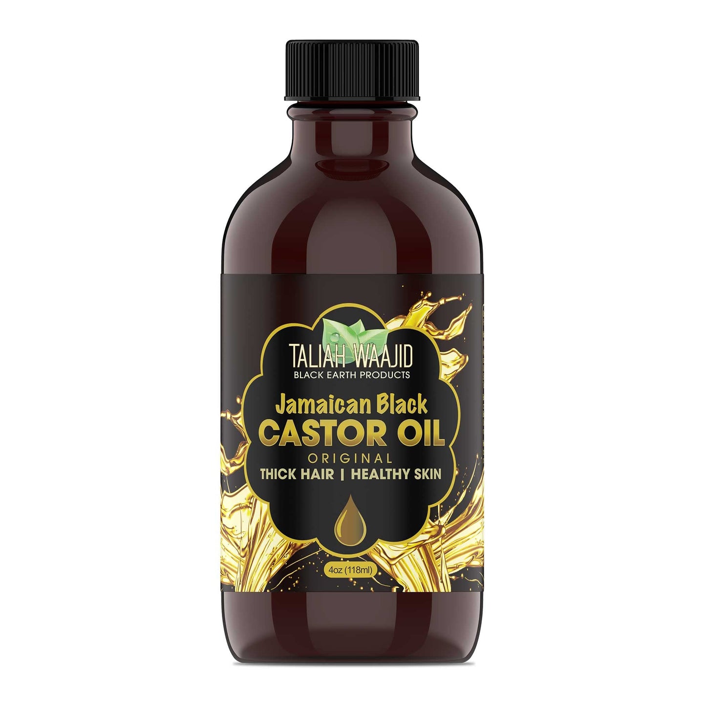 Taliah Waajid Black Earth Products Jamaican Black Castor Oil Original, 4oz