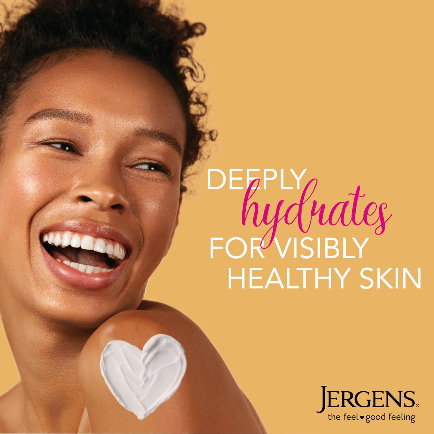 Jergens Nourishing Honey Dry Skin Moisturizer, with Illuminating Hydralucence Blend, Skin Nourishing Formula, Dermatologist Tested, 16.8 Oz, Pack of 4
