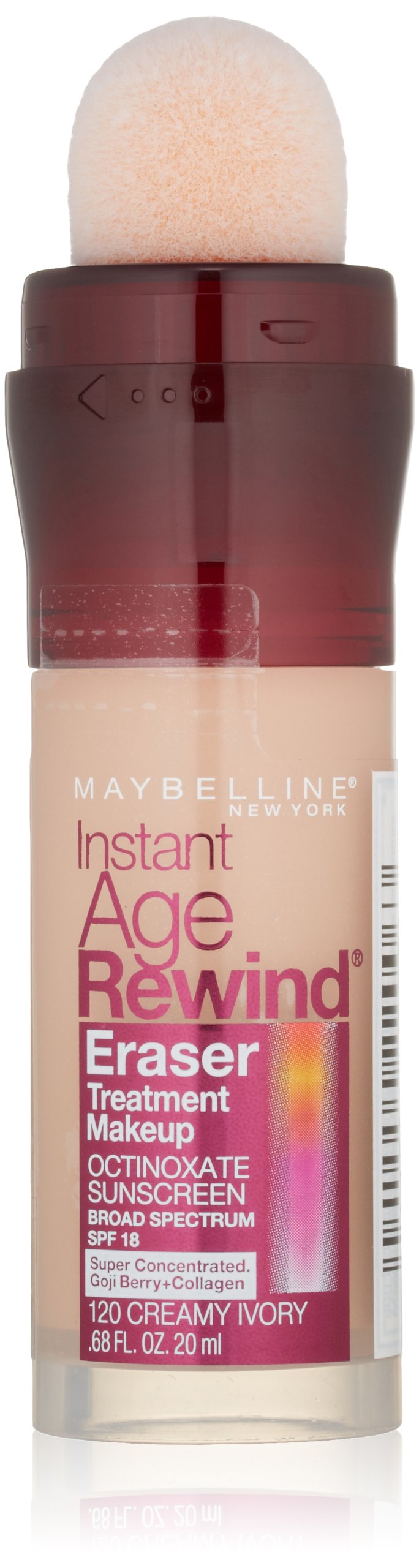 Maybelline Instant Age Rewind Eraser Treatment Makeup, Creamy Ivory, 0.68 fl. oz.
