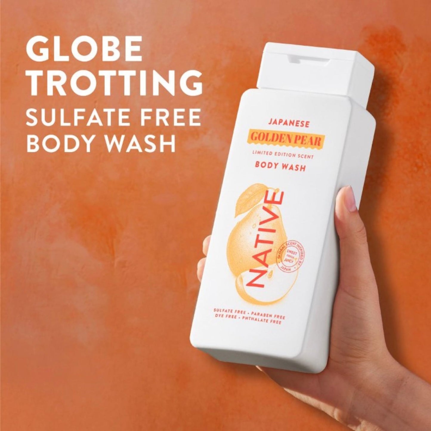 Native Japanese Golden Pear Limited Edition Body Wash, Sulfate Free, Paraben Free, Dye Free, Phthalate Free, 2 Pack (Japanese Golden Pear) Beauty & Personal Care Native