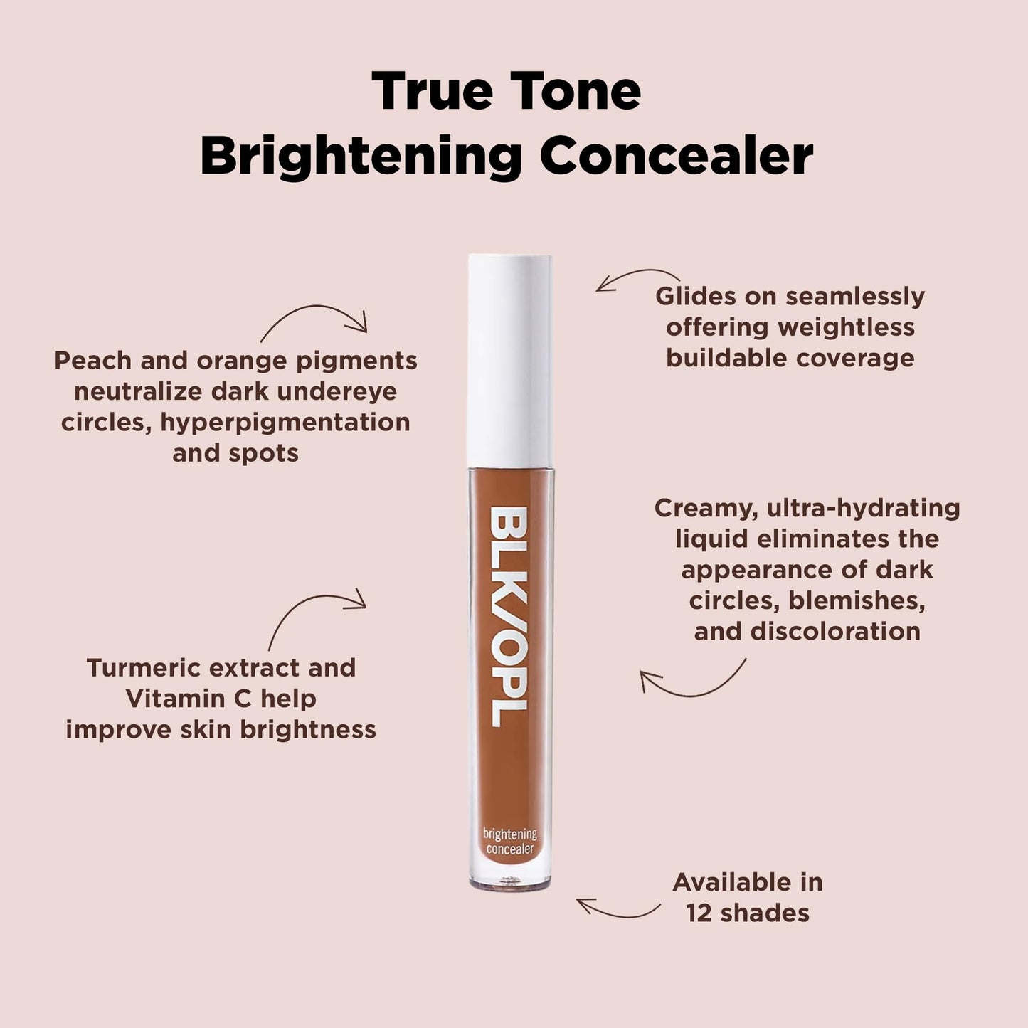 BLK/OPL True Tone Brightening Concealer (Hazel Hunny)