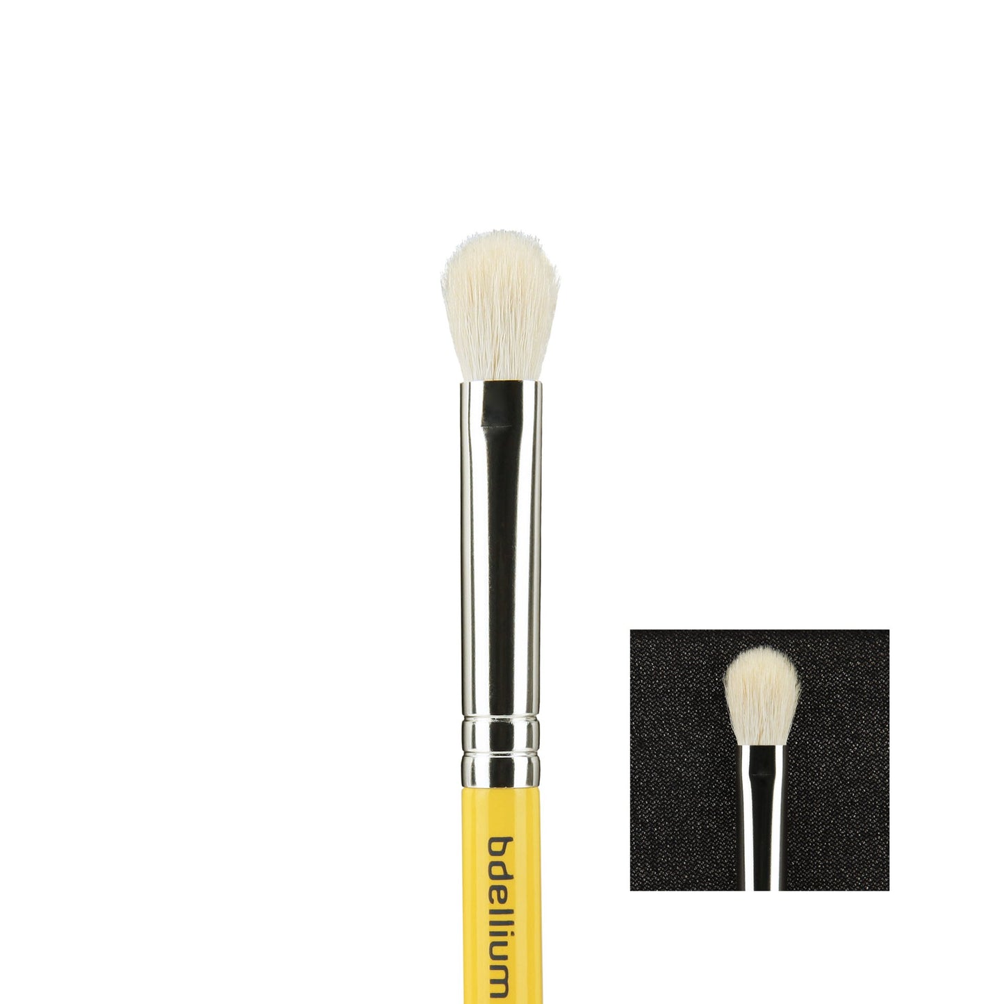 Bdellium Tools Professional Makeup Brush - Travel 776 Blending - Short Wooden Handle for Convenient Travel, For Shading and Blending Powder/Cream