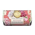 Michel Design Works Large Bath Soap Bar, Blush Peony