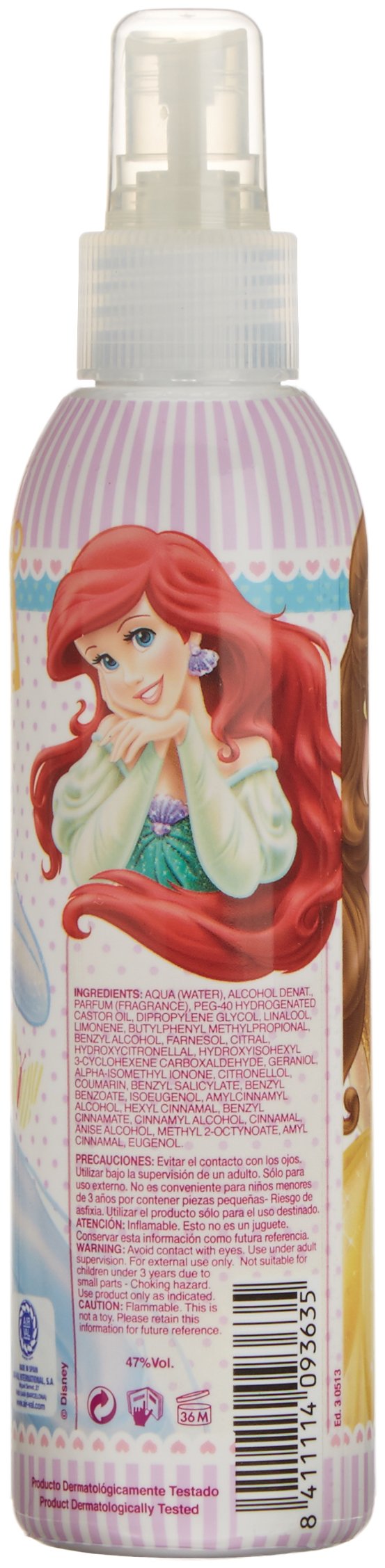 DISNEY PRINCESSES EAU DE COLOGNE 200ML VAPO, by Air-Val International