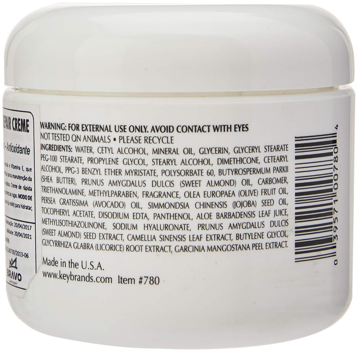 Vital Care Anti-Aging Vitamin E Night Repair Crème Jar 4 oz