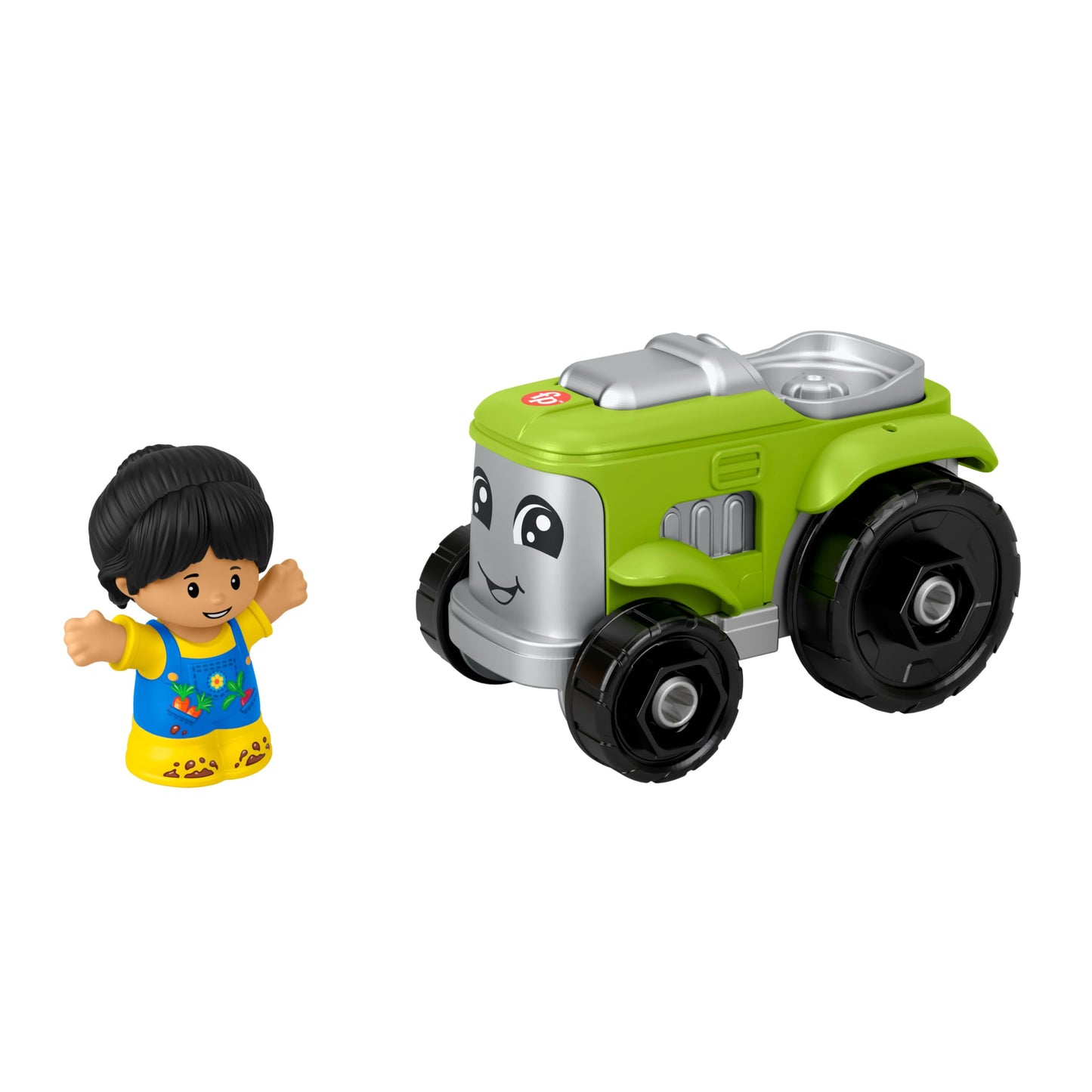 Fisher-Price Little People Toddler Toy Tractor and Farmer Character Figure for Preschool Pretend Play Kids Ages 1+ Years