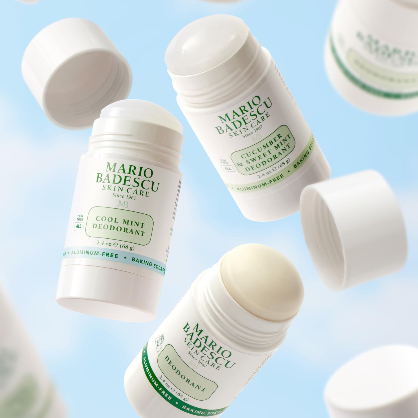 Mario Badescu Deodorant Infused with Skin-Loving Botanicals | Aluminum and Baking Soda-Free | Keeps Underarms Fresh All Day | For Daily Use | 2.4 FL.