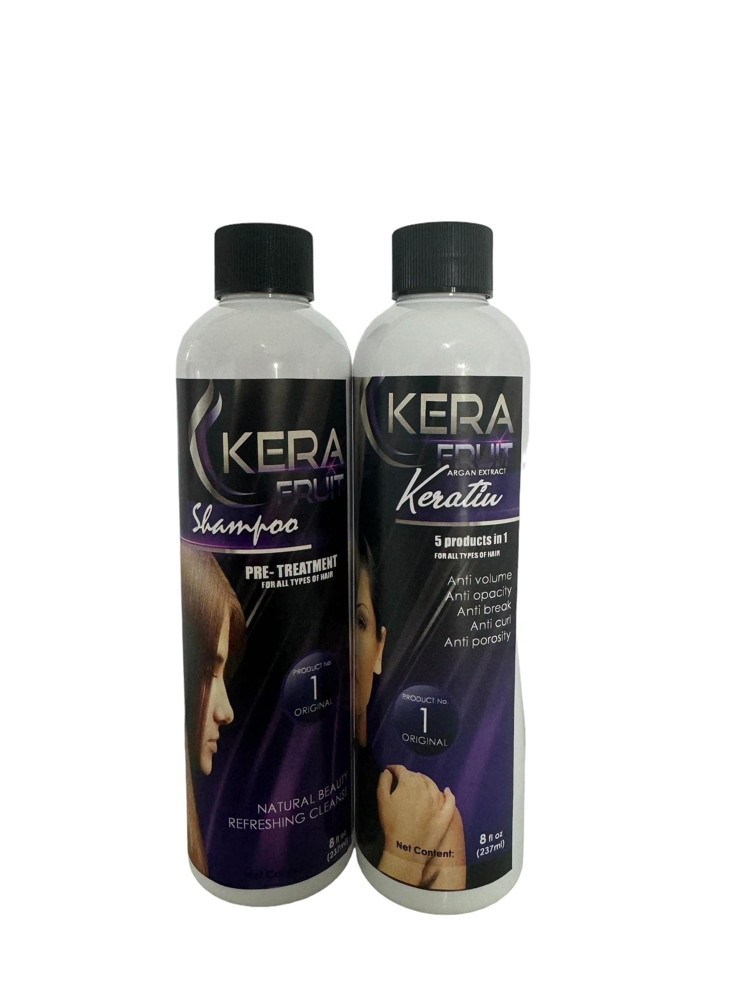 KERA FRUIT Cirugia Capilar 8 OZ Tratamiento Capilar Anti Volumen Anti Frizz