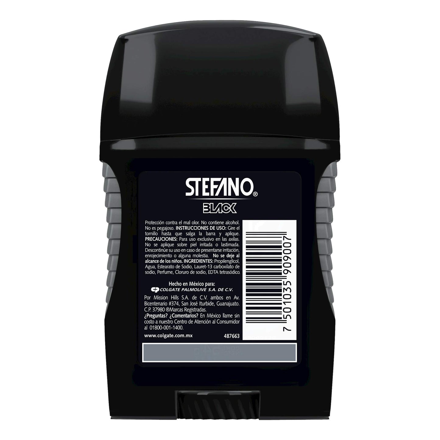 Stefano Stick Deodorant for Men 2.5oz, Desodorante Estefano Barra 60gr (Black) Beauty and Personal Care Stefano