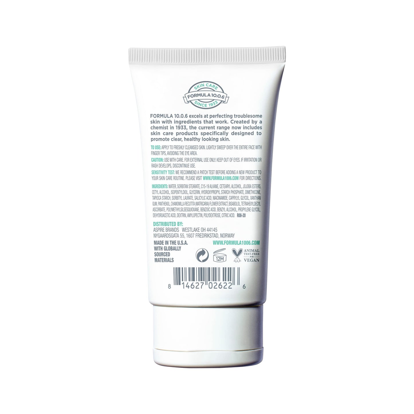 FORMULA 10.0.6 - Feel So Soft Lightweight Moisturizer 2 fl oz (60ml)
