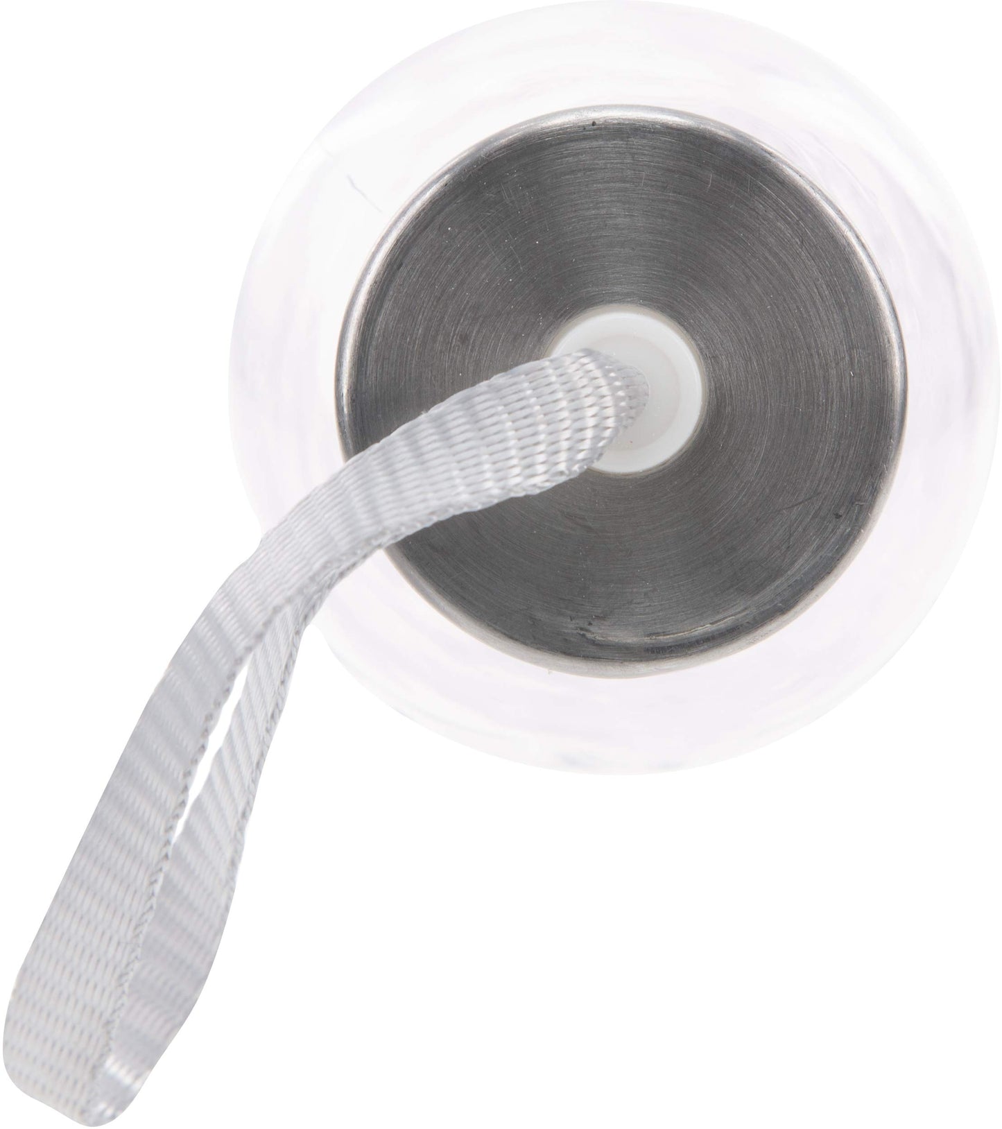 Pavilion Gift Company 16.5 Oz Hand Decorated Glass Water Bottle With Sealed Metal Twist Off Lid Silver & Gold Polka Dot, Gold