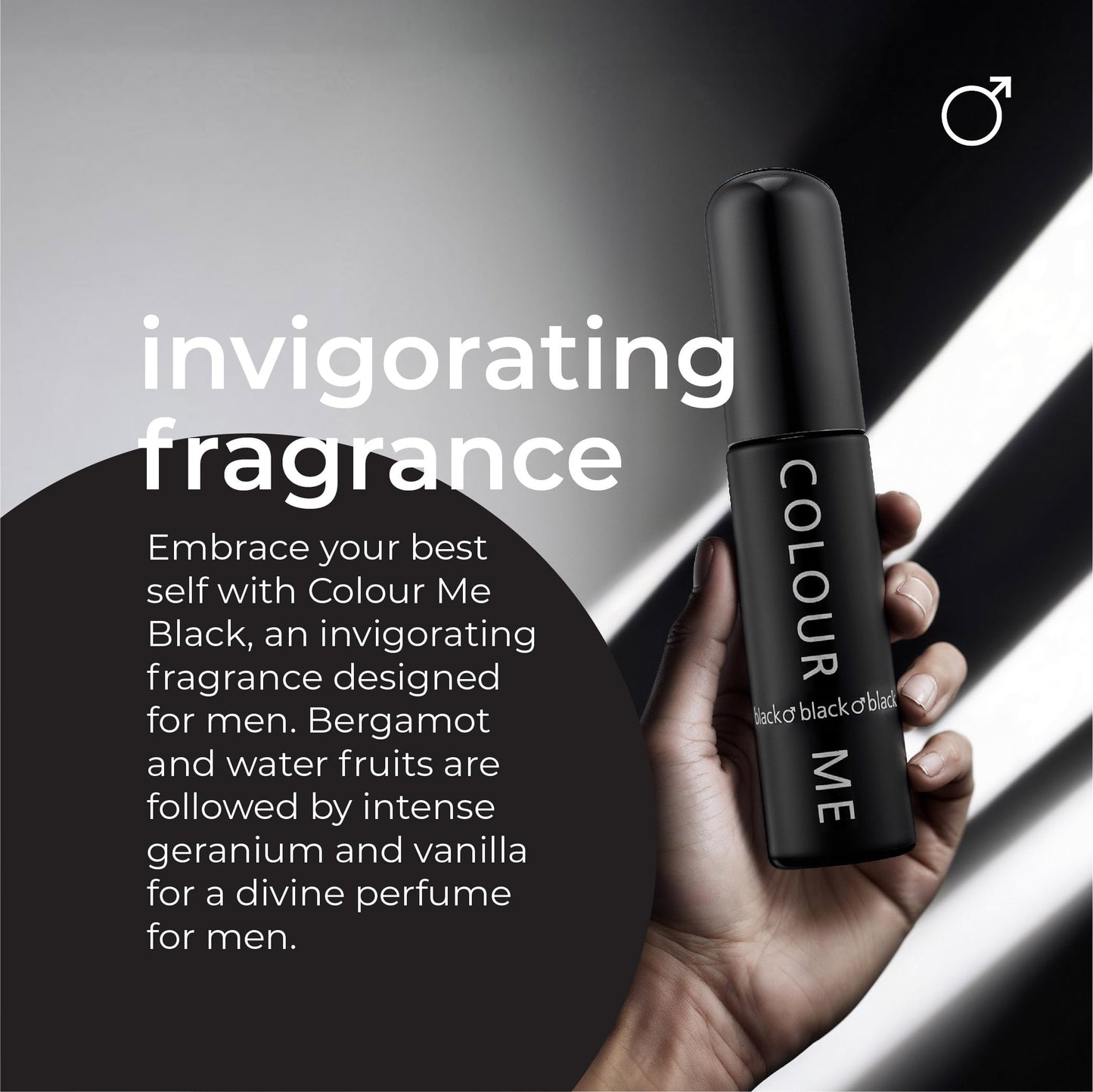 Colour Me Homme Black by Milton-Lloyd for Men - 1.7 oz EDT Spray