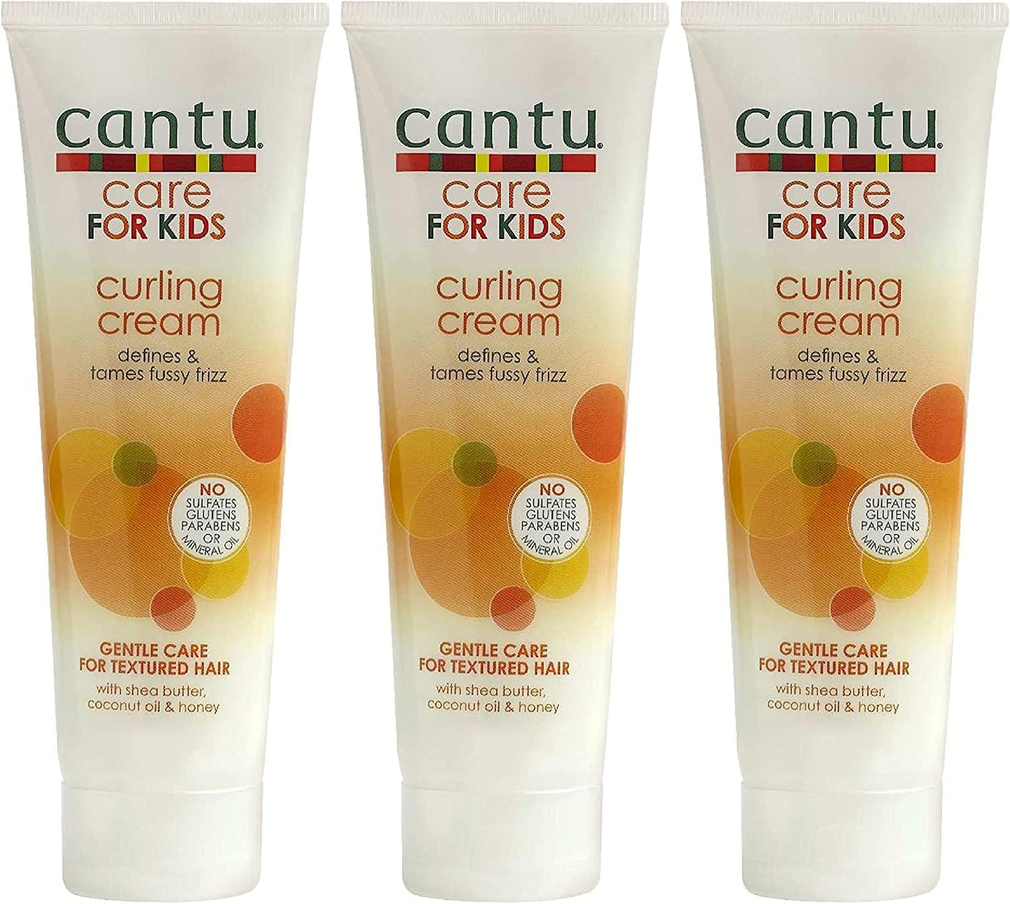 Cantu Care For Kids Curling Cream 8 Ounce (Pack of 3)