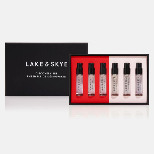 Lake & Skye 6 Piece Discovery Set – Includes 11 11, 11 11 Azure, Apaaray, Midnight 07, Saffron Dusk and Santal Gray