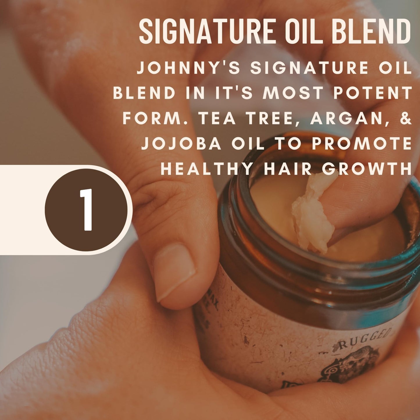 Johnny Slicks Oil Based Pomade | Organic Hair Styling for Men, Low to Medium Hold | Promotes Healthy Hair Growth & Helps Hydrate Dry Skin, (Original