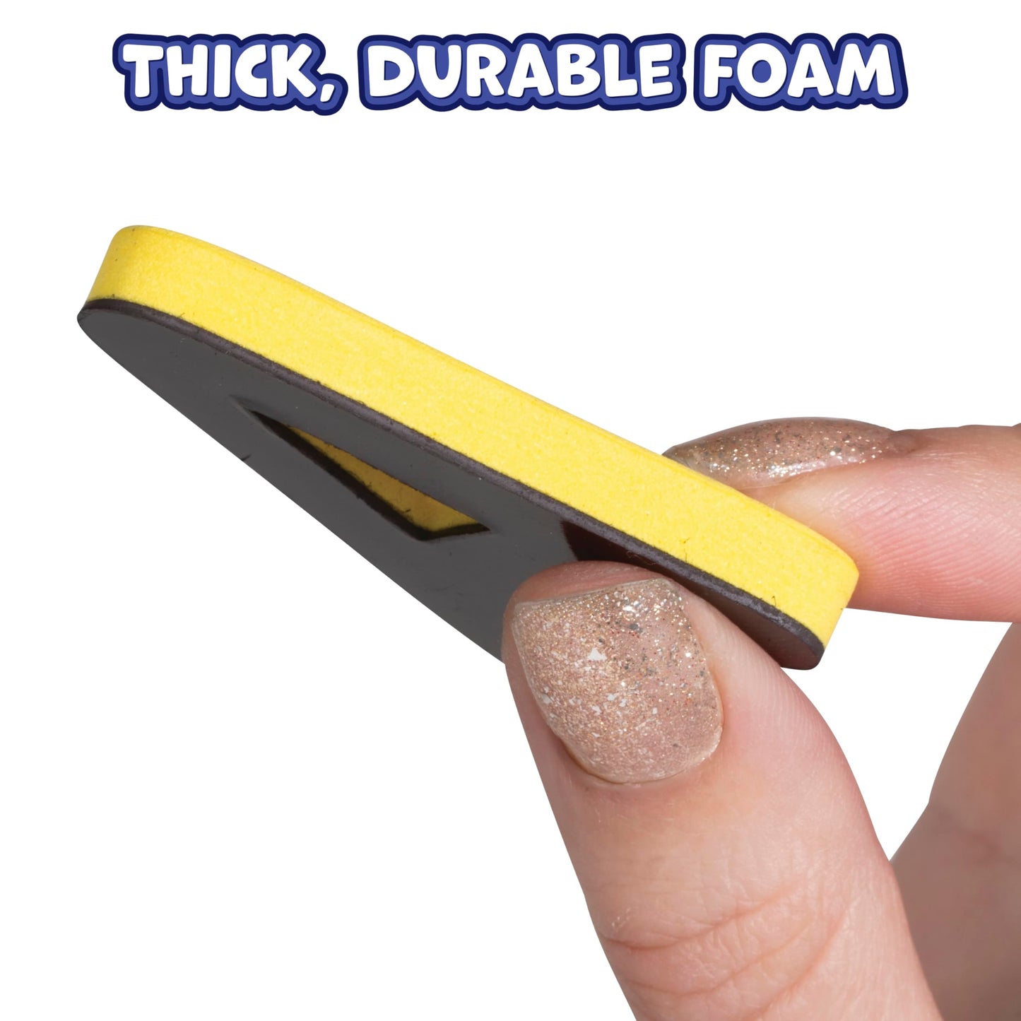 READY 2 LEARN Magnetic Alphabet – 52 Foam Uppercase Letter Magnets for Kids, Classroom, Fridge & Whiteboard Learning Tools