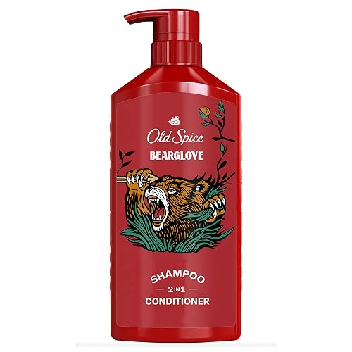 Old Spice Bearglove 2in1 Shampoo & Conditioner for Men, 22 Fl Oz, 5.892 Fl Oz