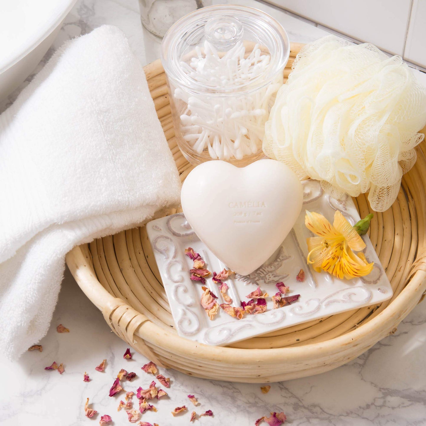 Pre de Provence Heart Shaped Gift Soap, 200 Gram, Camelia (6282) Beauty & Personal Care Pre de Provence
