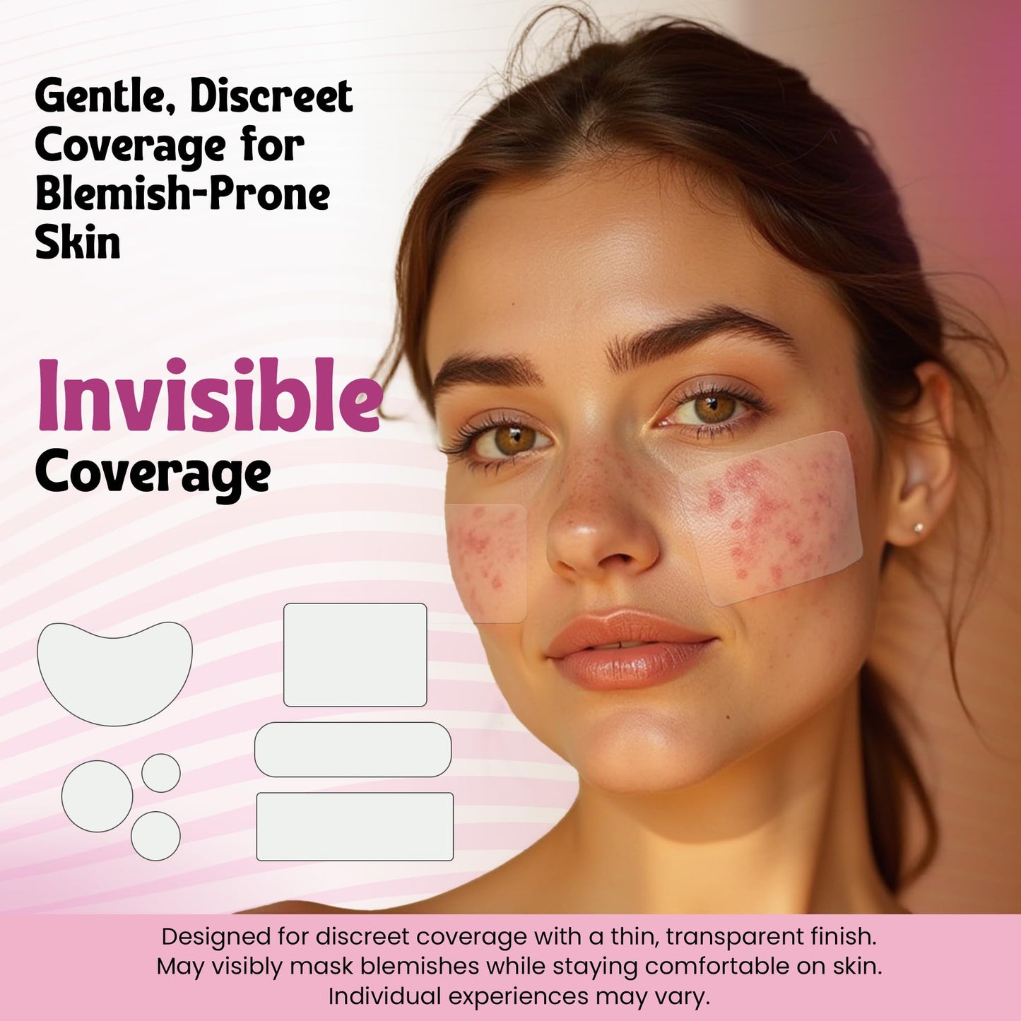 344 Pcs Large Pimple Patches for Face - 7 Sizes XL Acne Patches for Full Face, Big Hydrocolloid Bandages for Body, Chin, Forehead, Chest & Back Beauty and Personal Care Andlane