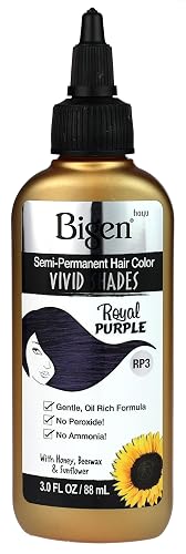 Bigen Semi-Permanent Haircolor #Rp3 Royal Purple 3 Ounce (88ml) (2 Pack)