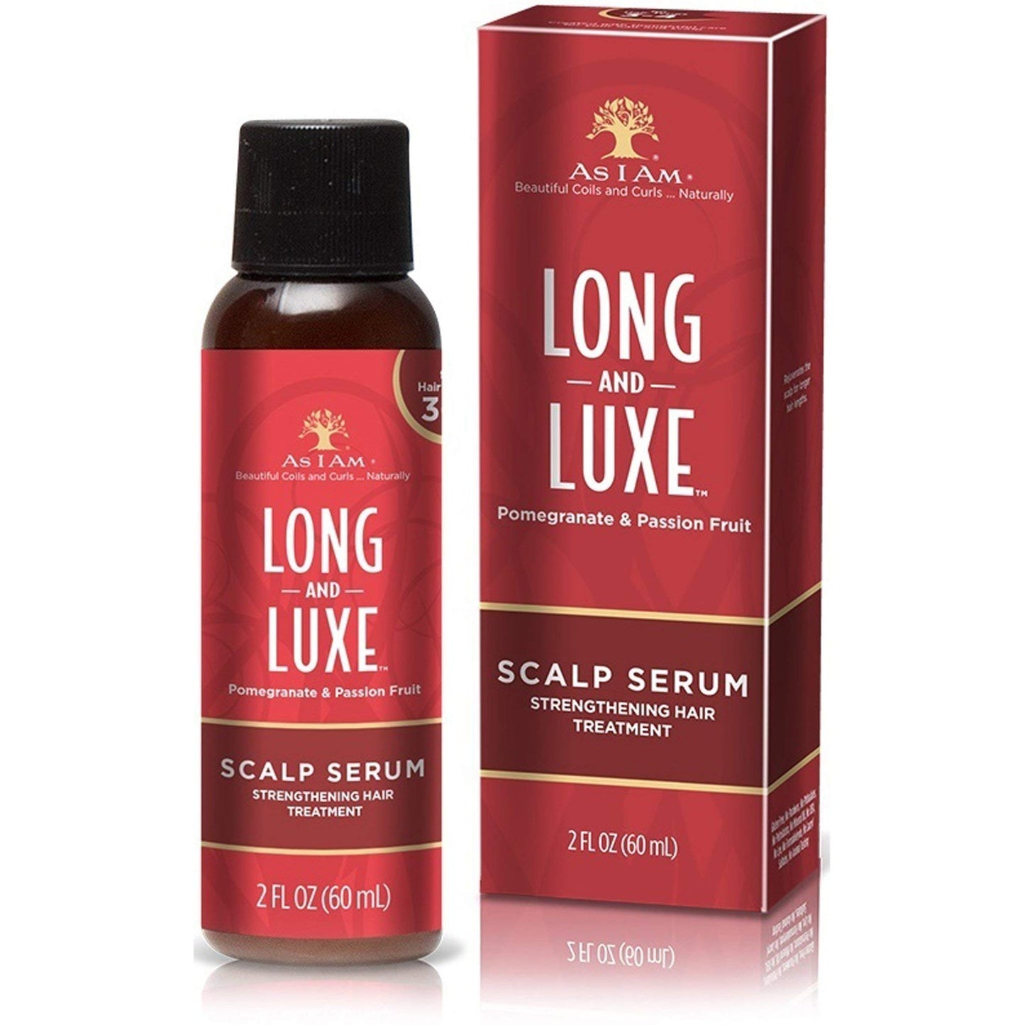 As I Am Long and Luxe Scalp Serum - 2 Ounce - Strengthening Nano Treatment - Enriched with Biotin, Aloe Vera, and Saw Palmetto