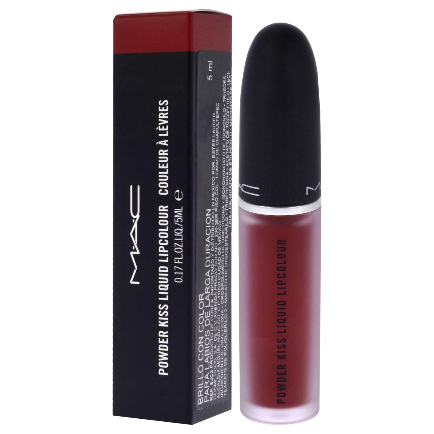 Powder Kiss Liquid Lipcolor - 975 Ruby Boo by MAC for Women - 0.17 oz Lipstick