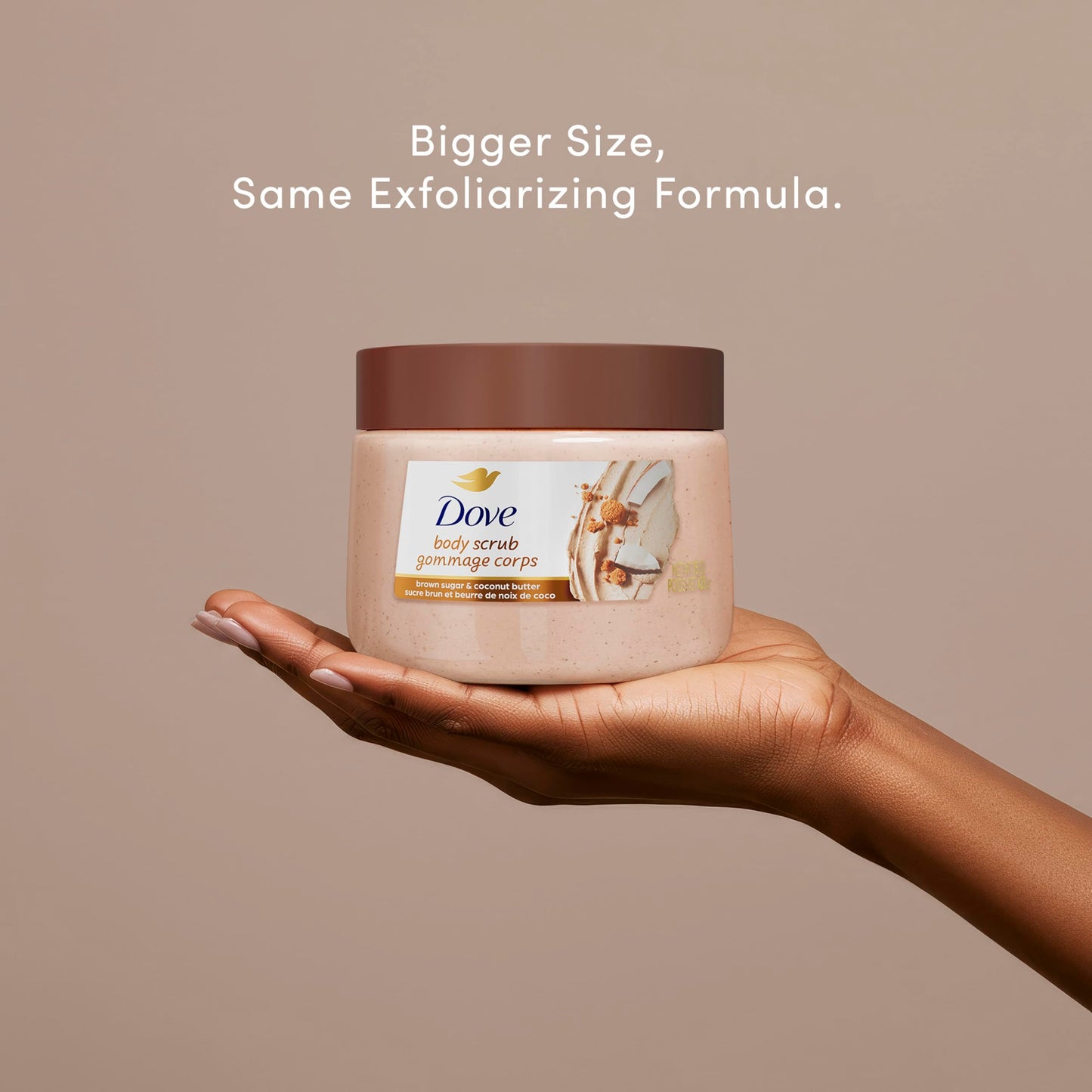 Dove Brown Sugar and Coconut Butter Body Scrub Exfoliates and Deeply Nourishes for Smooth, Radiant Skin 15 oz Beauty & Personal Care Dove
