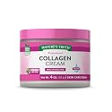 Nature's Truth Nourishing Collagen Cream | 4 oz | Professional Strength | Paraben & SLS Free, Gluten Free | For Face and Body
