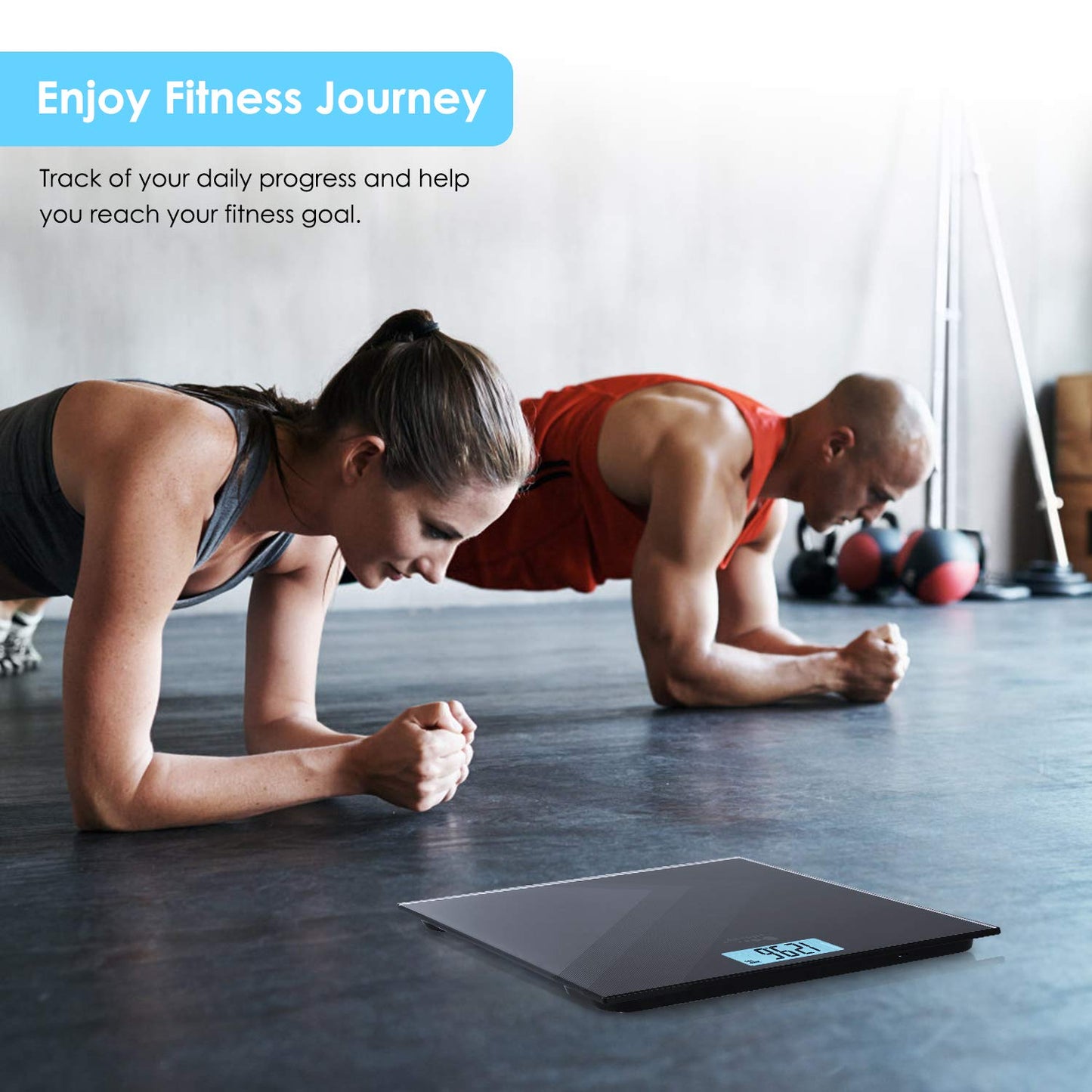 himaly Digital Body Weight Scale, USB Rechargeable Bathroom Scale with Step-On Technology, Back Light Display, Digital Weight Scale, 400Ibs/180kg…