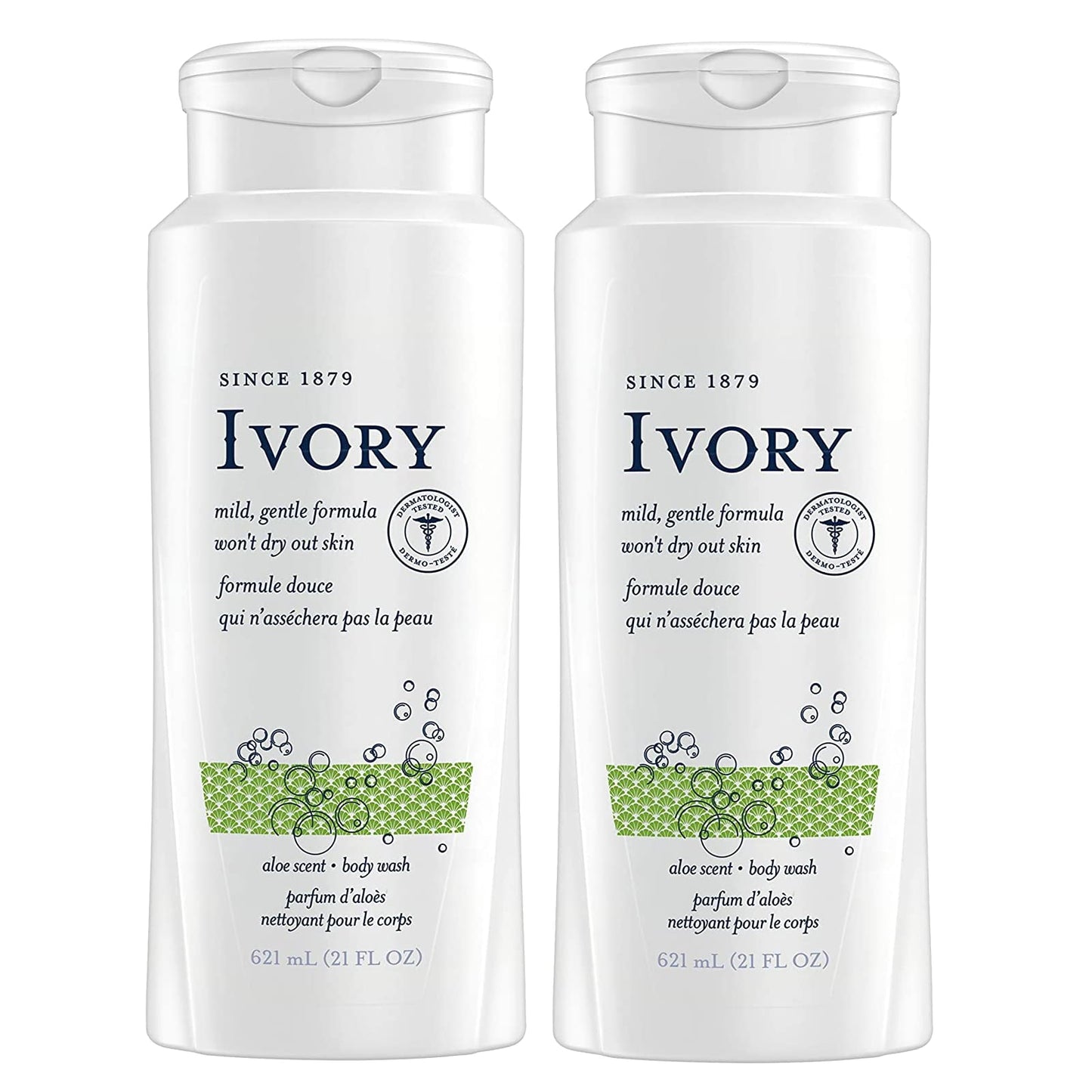 Ivory Scented Body Wash, Aloe 21 oz (Pack of 2) Beauty & Personal Care Ivory