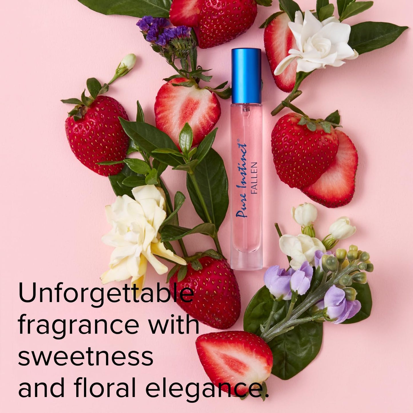 Pure Instinct FALLEN The Original Pheromone Infused Sprayer Perfume Cologne - For Her - Eau de Parfum EDP for Women - 0.31 Fl Oz