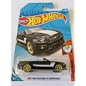 Hot Wheels Muscle Mania 2/10, Black 2015 Ford Mustang GT Convertible 291/365 50TH Anniversary Card