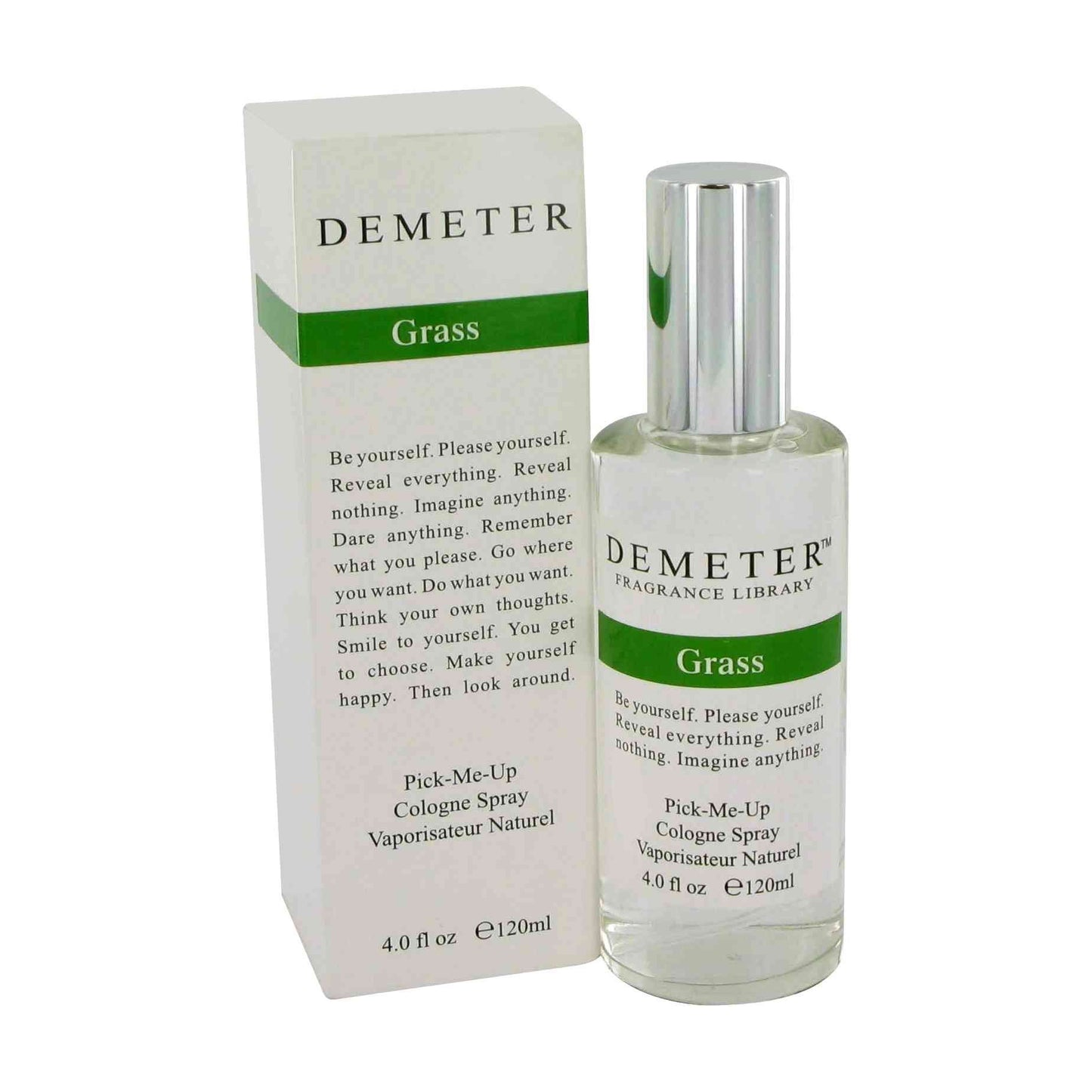 DEMETER GRASS Perfume. PICK-ME UP COLOGNE SPRAY 4.0 oz / 120 ml Womens